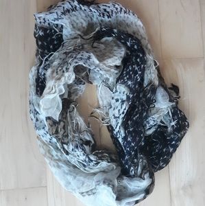 Patterned infinity scarf